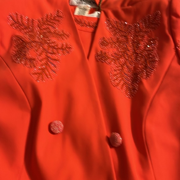Women’s suit in orange size 18. Jacket and skirt size 18 - Picture 2 of 5
